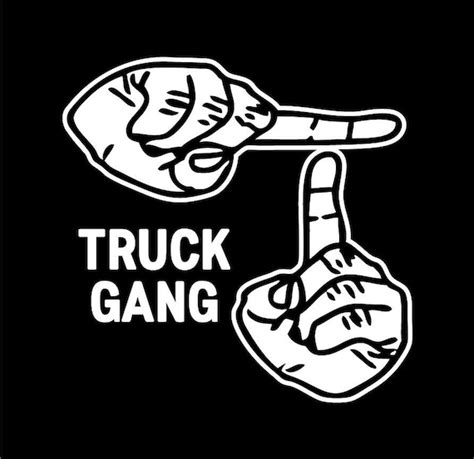Ginger billy truck gang sticker